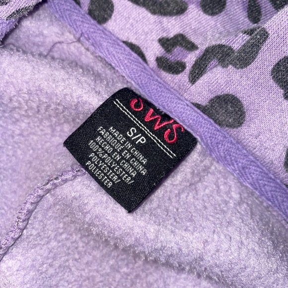 3 for $120 | Purple Leopard Print Adult Sized Onesie from Urban Outfitters - Picture 3 of 4